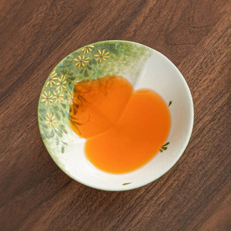 杭州手绘小雏菊福禄品茗杯茶杯