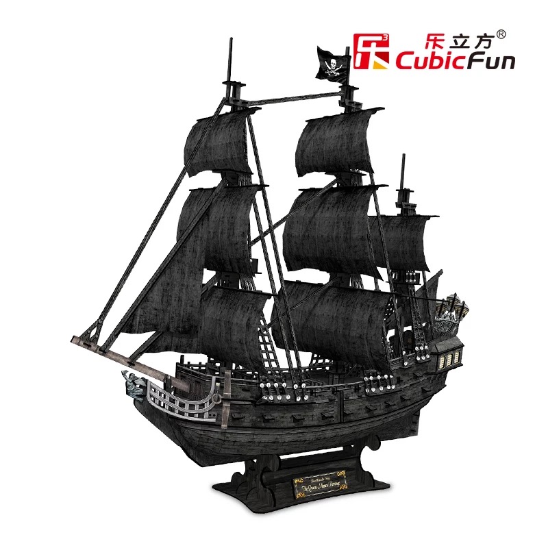 乐立方3D立体拼图puzzle 纸质海盗船舶模型DIY女王复仇号黑珍珠号在类目 玩具/童车/益智/积木/模型, 静态模型, 船舶/舰艇中 - 来自Buy2taobao.com提供专业的淘宝代购服务