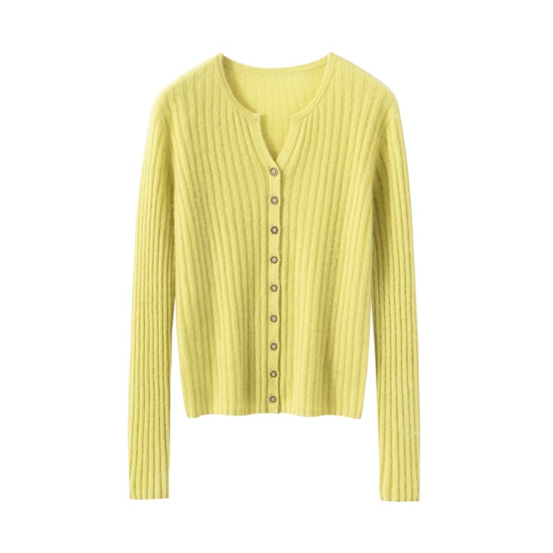 康赛妮金银丝小V领开衫女长袖修身抽条针织山羊绒衫百搭打底上衣,女装/女士精品,羊绒衫,淘宝优惠券,粉丝福利购,淘宝优惠卷