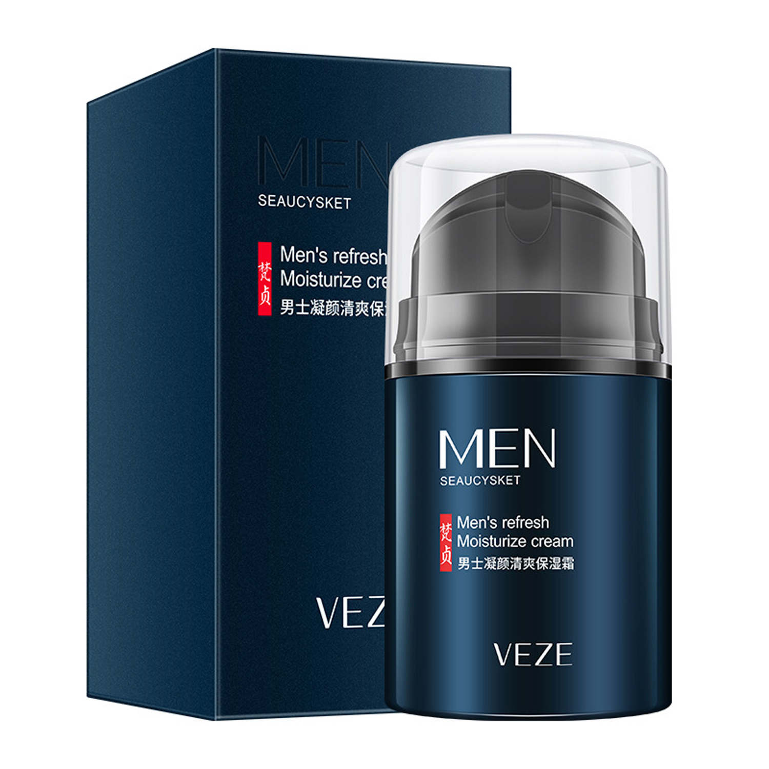 梵贞男士清爽保湿霜50g日常保养