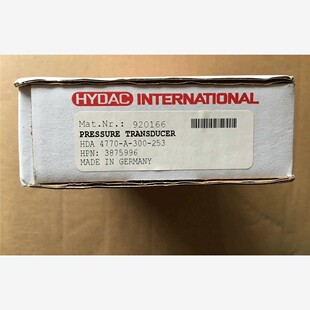 HDA4770 HYDAC贺德克压力传感器 维修 全新原装