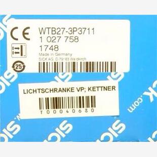 西克全新光电传感器 3P3711 WTB27 维修 Sick