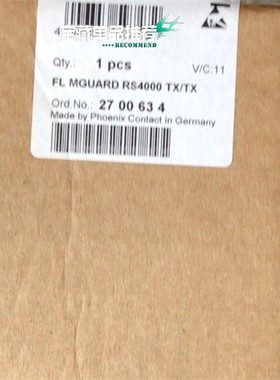 【维修】2700634菲尼克斯FL MGUARD RS4000TX路