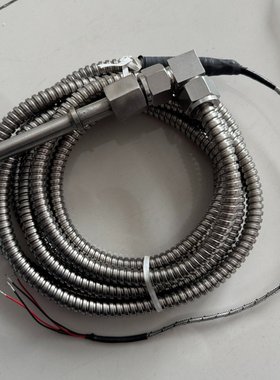 【维修】温度传感器电热偶0-700度深度70CM 长度3M接头螺纹2