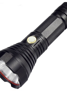 LED强光SST40灯珠手电 USB充电远射手电筒使用一节26650