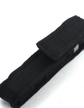 强光手电筒布套 强光手电布套 强光手电套 黑色尼龙 18650 手电套