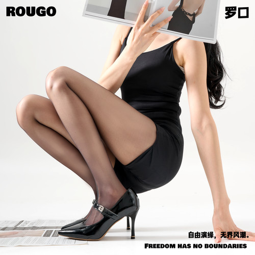 Rougo性感0D连裤超薄超透丝袜
