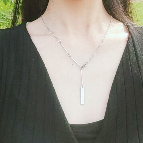 李汶翰同款颈链男生周边不锈钢