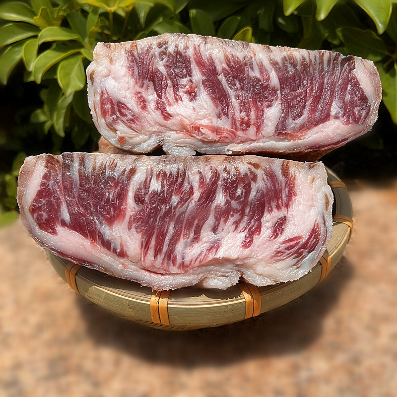 清真雪花壮黄牛干巴云南特产腌制500g风干牛肉干吧食品厂家包邮