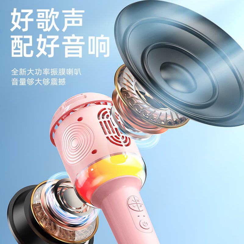 十大名牌曼哈顿柏林之声德国进口音质话筒音响一体麦克风家用唱K