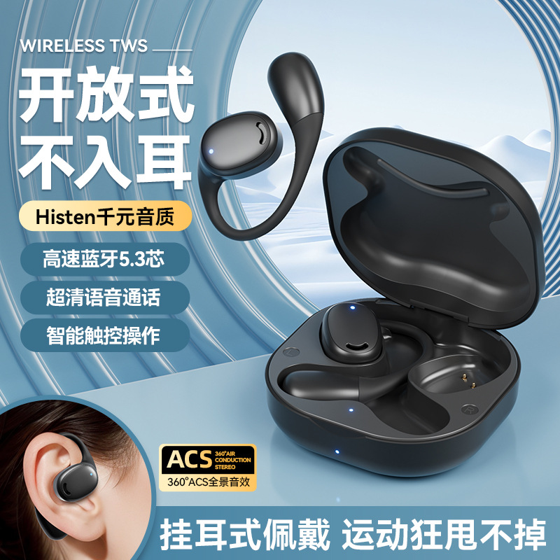 曼哈顿2025新款德国进口柏林之声音质挂耳式蓝牙耳机深圳数码无线