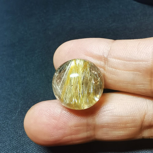 钛晶散珠16mm水晶串珠金发晶单珠