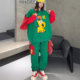 春秋洋气拼色上衣束脚卫裤 女2026新款 两件套 卡通套装 欧货休闲时尚