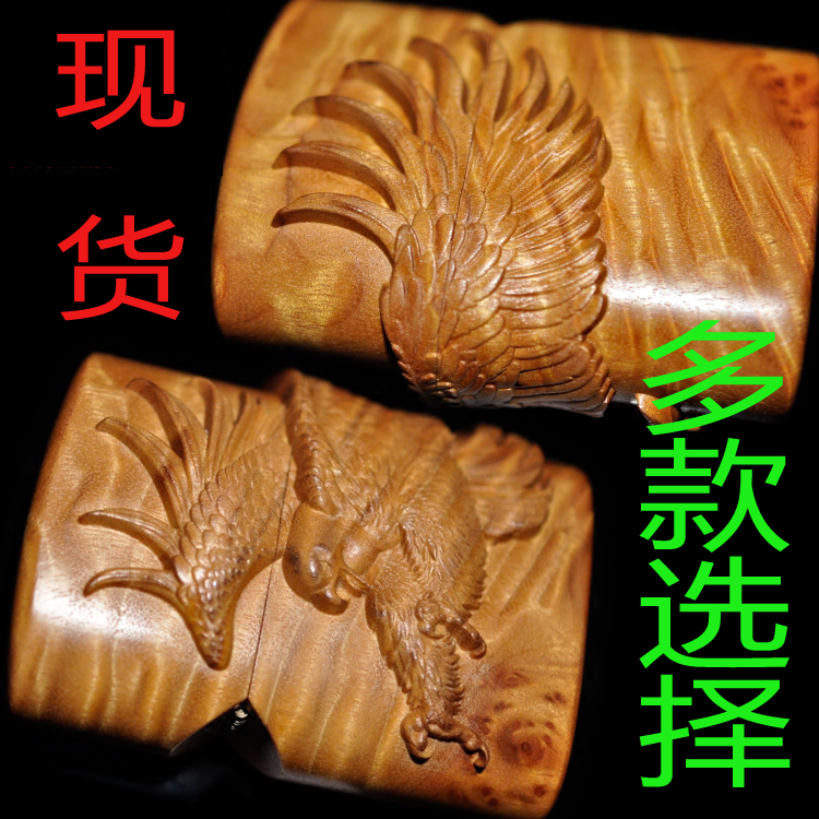 印度金星小叶紫檀 乌木 金丝楠木 立体连体雕刻火机复古收藏特色