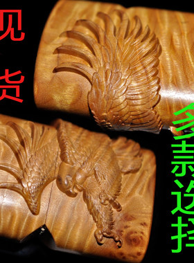 印度金星小叶紫檀 乌木 金丝楠木 立体连体雕刻火机复古收藏特色