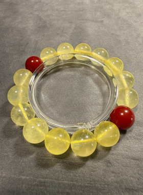 天然玉髓手串12mm珠径52mm圈口高端定制女款礼盒装