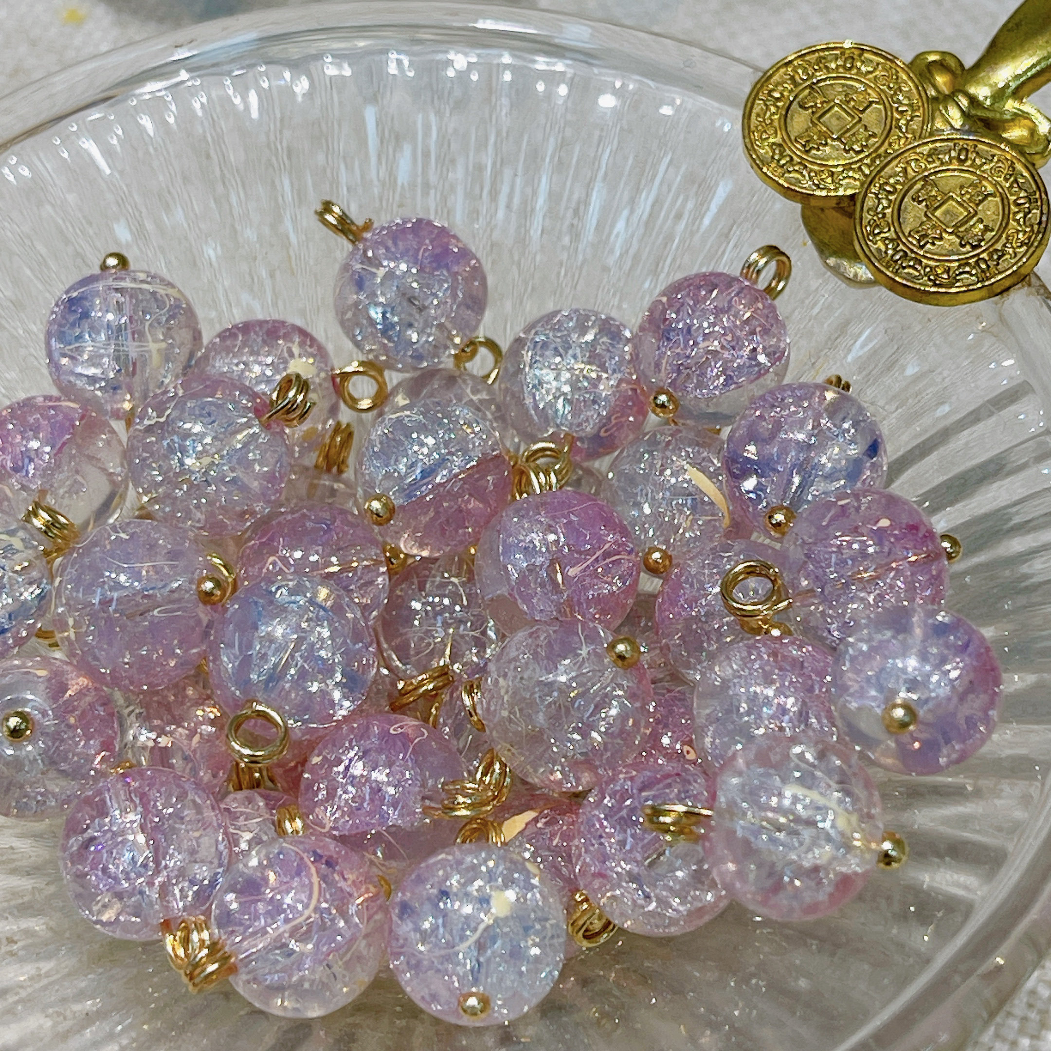 10mm蛋白玉碎洒金琉璃玻璃圆珠手工diy新中式国风纽扣女装辅料,饰品/流行首饰/时尚饰品新,其他DIY饰品配件,淘宝优惠券,粉丝福利购,淘宝优惠卷