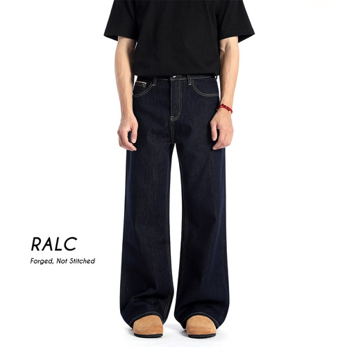 RALC复古丹宁色牛仔裤男