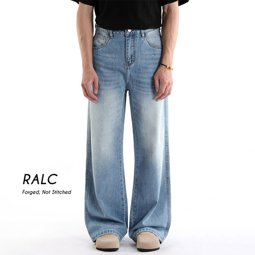 RALC男士天丝直筒牛仔裤冰川蓝