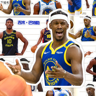 吉米巴特勒贴纸高清防水勇士队篮球运动员Jimmy Butler收藏粘贴画