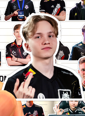 m0nesy贴纸高清防水G2Esports电竞运动员csgo反恐精英2收藏粘贴画