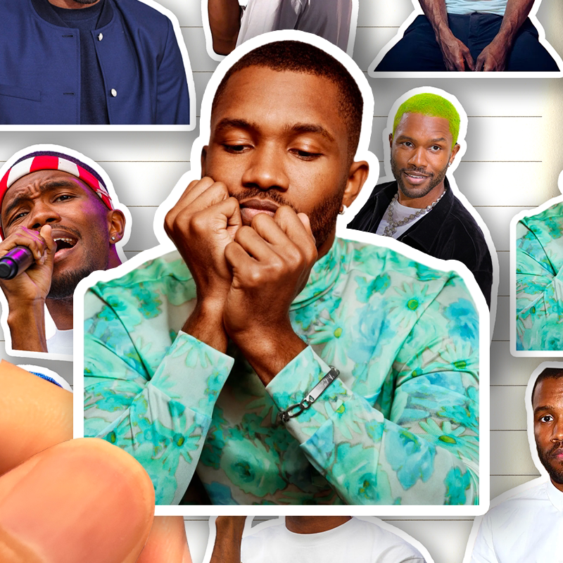 弗兰克奥申贴纸高清防水欧美歌手francis ocean装饰贴画贴手机壳