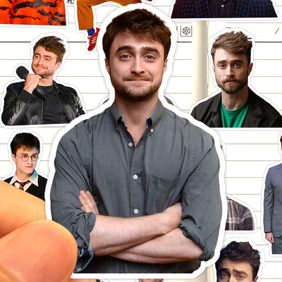 丹尼尔雷德克里夫贴纸高清防水英国影视演员Daniel Radcliffe贴画