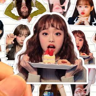 金智雨贴纸高清防水韩国女歌手Chuu收藏手账贴画粘贴行李箱手机壳