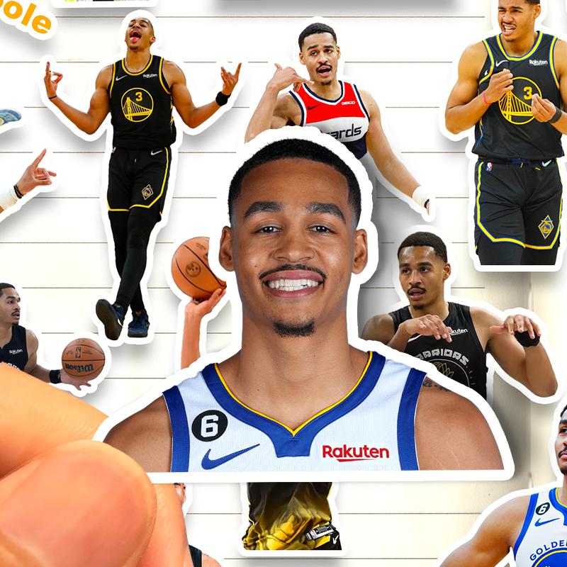 安东尼普尔贴纸高清防水蓝球运动员Jordan Poole收藏装饰粘贴画