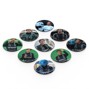 乔治拉塞尔高清徽章吧唧AMG车队赛车运动员GeorgeRussell收藏谷子