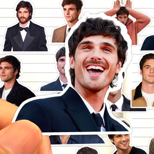 雅各布艾洛蒂贴纸高清防水澳大利亚演员Jacob Elordi收藏装饰贴纸