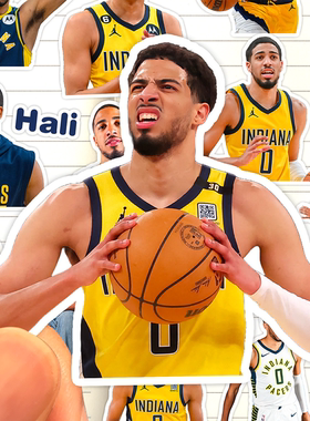 泰里斯哈利伯顿贴纸高清防水篮球运动员Tyrese Haliburton粘贴画