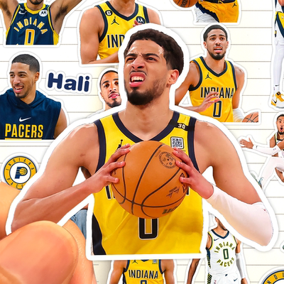泰里斯哈利伯顿贴纸高清防水篮球运动员Tyrese Haliburton粘贴画