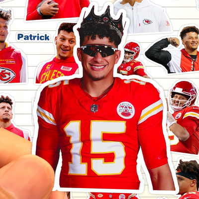 帕特里克马霍姆斯贴纸高清防水橄榄球运动员PatrickMahomes粘贴画