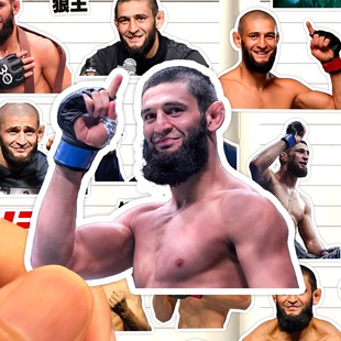 坎扎特奇马耶夫贴纸高清防水UFC综合格斗运动员Khamzat Chimaev贴