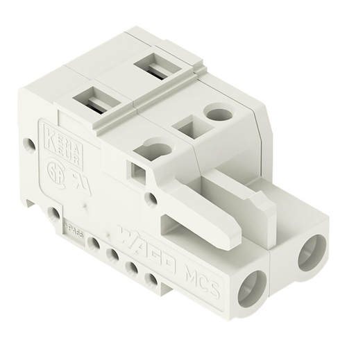WAGO万可721-202/026-000/203/204/205孔型连接器插头7.5MM间距