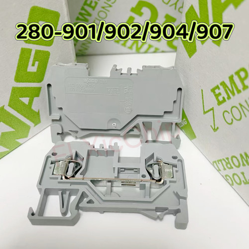 万可 280-901/902/904/907/308/309 2线弹簧 轨装式接线端子 德国