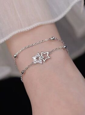 星空物语满天星双层叠戴手链女精致ins星星高级轻奢送闺蜜女友