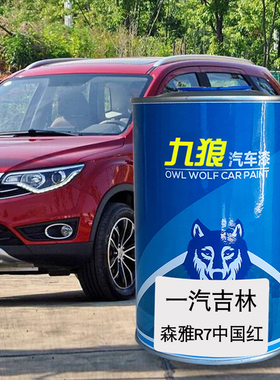 九狼汽车补色喷漆原车喷烤一油汽吉漆林森雅灰色中国红星空蓝白色