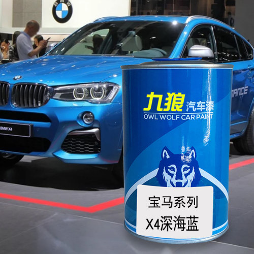 九狼汽车漆成品漆宝油漆马X3X4改色漆雪山白月光银日光石金深海蓝