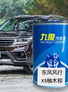 汽车喷烤漆翻新改色东风风油漆行X5陨石黑柚木棕色炫金橙色珍珠白