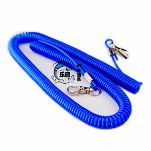 3米失手绳  防失手绳  护竿绳高弹力带快速别针 强化塑料