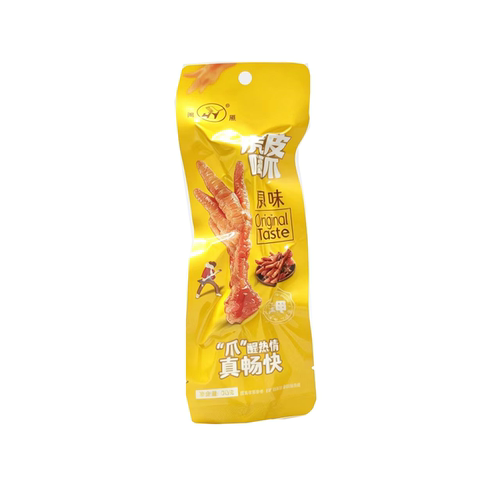 鸿雁食品 原味虎皮凤爪鸡爪30g 不辣 独立真空包装小吃常温零食
