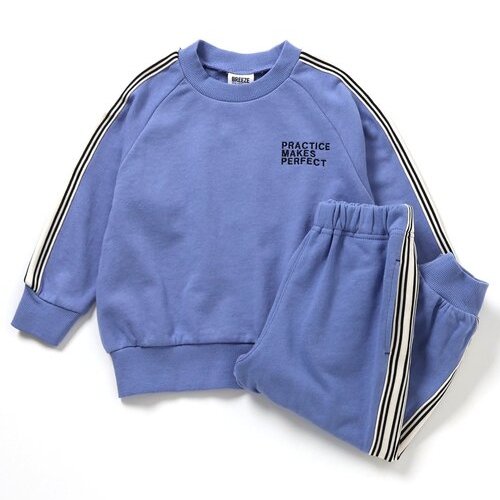 日本代购 童装 B. 90-160cm 纯棉毛圈套头卫衣运动服两件套家居服