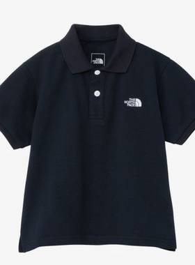 日本代购 童装 THE NORTH FACE 北脸限定款防臭除菌polo短袖T恤