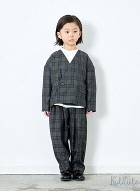 Kiddielove 日本代购 童装 MYD休闲西装外套长裤儿童毕业典礼正装