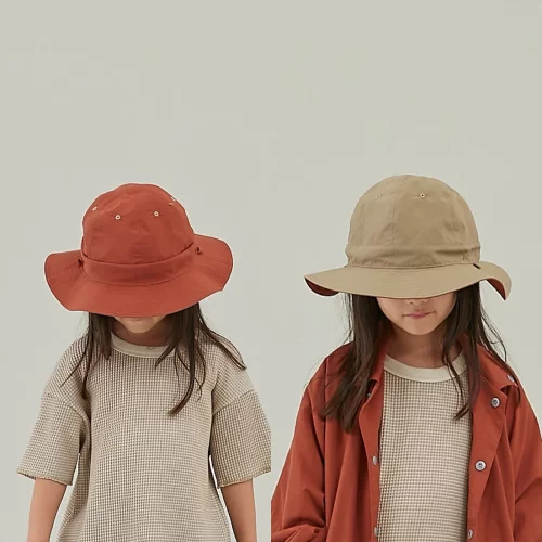 Kiddielove 日本代购 MounTen 双面可戴宽檐防泼水防晒渔夫帽25s