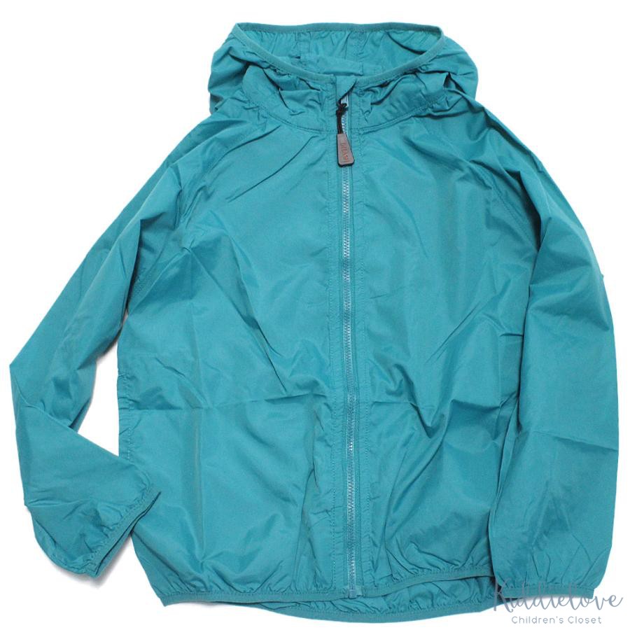 轻薄塔夫绸连帽可收纳风衣