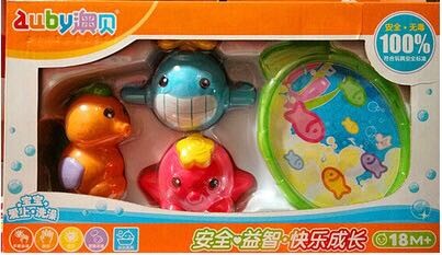 澳贝海洋沐浴套装463509幼儿宝宝戏水奥贝婴儿童洗澡玩具
