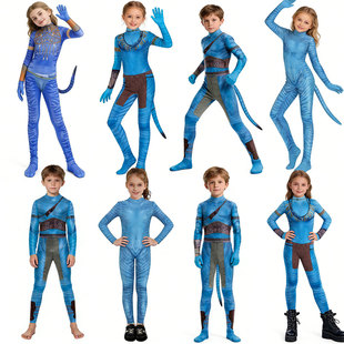 阿凡达火与烬Avatar3 儿童大人成人连体衣连体服泳衣cosplay服饰